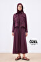 Basic Pocket Detailed 2-Piece Hijab Dress Set 3177 – Special Series