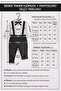 2-Piece Long Sleeve Men's Suit with Ribbon Bow Tie and Salopet - 6