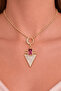 Xuping Geometric Stone Necklace - 2