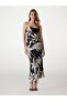Satin midi dress