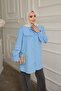 Baby Blue Collar Detail Shirt - 3