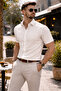 Men's Kısakol Slim Fit Narrow Fit Oxford Cotton Men's Shirt - 3