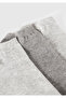 Unisex white-cream-grey 3-piece slipper socks - 2