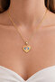 Stone Heart Eye Pendant