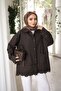 Brown Skirt Embroidered g Gabardine Jacket