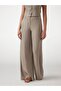 Twill wide leg pants - 6