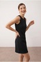 Bürümcük Black Knee-Length Dress - 2