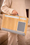 Portable Laptop Stand, Padded Notebook Desk with Tablet Compartment - 5