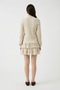 V-Neck Textured Shirt Beige - 5