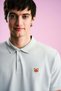 Red Fox Polo Neck T-Shirt - Gray - 3