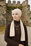 Corded Fabric Combed Cotton Binding Beige Ready-To-Wear Turban Hijab Bonnet Suitable for Medical Use - 8