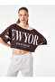 Comfortable Fit Short Sleeve Off-The-Shoulder Printed Crop T-Shirt