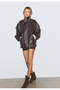 Oversize suni deri ceket - 4
