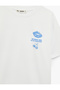 Comfortable Fit Short Sleeve Crew Neck Cotton T-Shirt with Cherry Print on the Back - 5