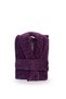Floral Model Bathrobe Purple Color Size m - 4