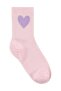 Civil girl embossed heart 3-pack girl's ankle socks | printed | school, nursery, and everyday wear - 3