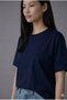 Women's Unprinted Basic Cotton Oversize T-Shirt - 4