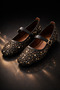 Buckle-Strapped, Sequined, Glittery, Women's Stylish Daily Orthopedic Ballerinas