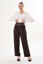 Women's Piping Wide Leg Trousers 260117 - - 2