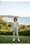 Young Men's 100% Natural Linen Fabric 3-Piece Set - 2