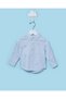 Infant Boys White Oxford All Over Print Shirt