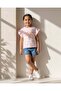 Girls Pink Embellished T-Shirt - 2