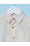 Infant Boys Beige Jacquard Short Sleeve Shirt - 3