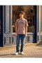 Senior Boys Brown Acid Wash Oversized T Shirt - 5
