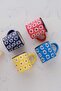 Daisy Patterned Espresso Cup Set of 4 – Ceramic Coffee Cup Turkish Coffee & Espresso Cup - 2