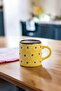 Daisy Patterned Espresso Cup Set of 4 – Ceramic Coffee Cup Turkish Coffee & Espresso Cup - 7