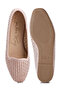 Women's Perforated Ballerinas in Pink - 5