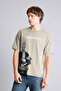 100% Cotton One Piece Boxy Fit Printed T-Shirt F8177Ax26Sp