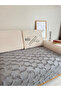 Chenille Seat Cover That Covers the Seating Section 90X220 cm (Dark Gray)