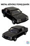 Toy Tofaş Şahin Metal Pull-Release Car Black 14 Cm. 1:30 Scale