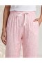 Women Pink Printed Wide Leg Pajama Bottoms - 4