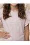 Senior Girls Pale Pink Heart Embellished Top - 4