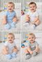 Organic Cotton Unisex 3-Piece Boxed Premium Striped Detailed Newborn Baby & Kids Socks - 6