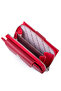 Women's Medium Size Multi-Card Holder and Coin Compartment Red Dona - 6