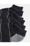 Boys Black Jacquard Ankle Length Pack of 3 Sports Socks Set - 3