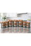 7 Piece Stainless Steel Storage Container Kitchen Organizer Set |   Anti-Crush, Anti-Tarnish, Anti-Scratch (Copper Color) - 3