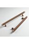 Furniture Drawer Kitchen Cabinet Cupboard Modern Cover Handles Bronze Metal Handle 160 mm - 2