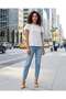 Women Blue Plain Casual Blouse - 3