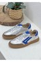 26Y-055-Sandra Genuine Leather Orthopedic Flat Sole Sneaker Sports Shoes for Women - 2