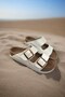 Women's - Men's Double Buckle Madrid Double Strap Casual Home, Outdoor, Beach Slippers Model White Galaxy - 3