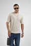 Trend Biz Half Oversize Ribbed Flexible Textured Men's T-Shirt - 3