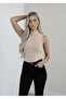 Women's 6-Piece Zero Sleeve Sleeveless Bodysuit Viscose Turtleneck Bodysuit 6 Pieces Turtleneck - 2