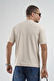 Trend Biz Half Oversize Ribbed Flexible Textured Men's T-Shirt - 5