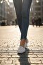 Sprs 03401 Women's Daily Linen Stone Ballerinas - 2