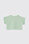 Baby Girl Short Sleeve Mint T-Shirt - 2