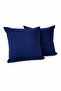 Navy Blue Throw Pillow Cover 45X45 cm Set of Two Decorative Pillow Covers Modern Sofa Throw Pillow - 2